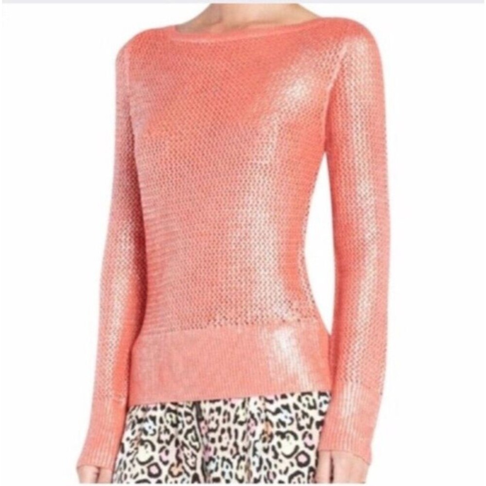 BCBGMaxAzria Adamson Metallic Sweater